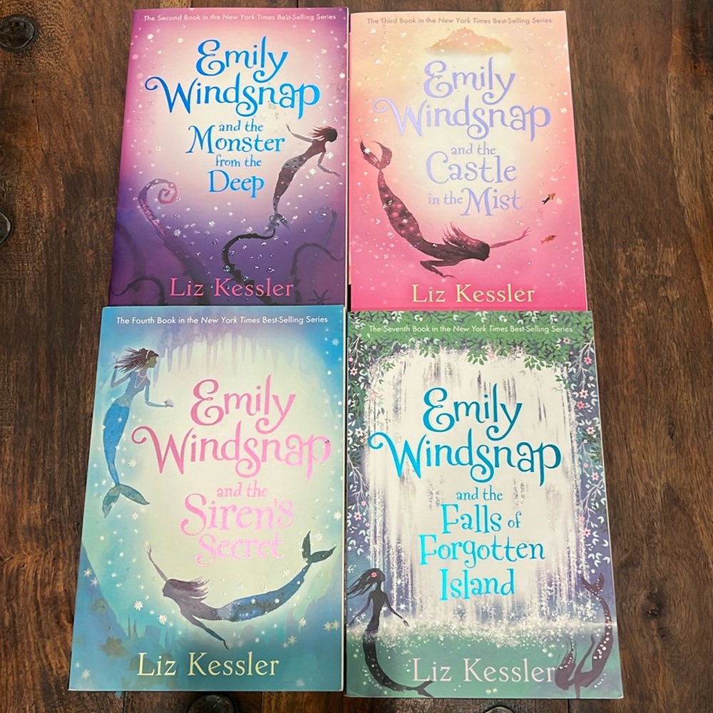 Emily Windsnap set of 4 books Series #2-3-4-7 New